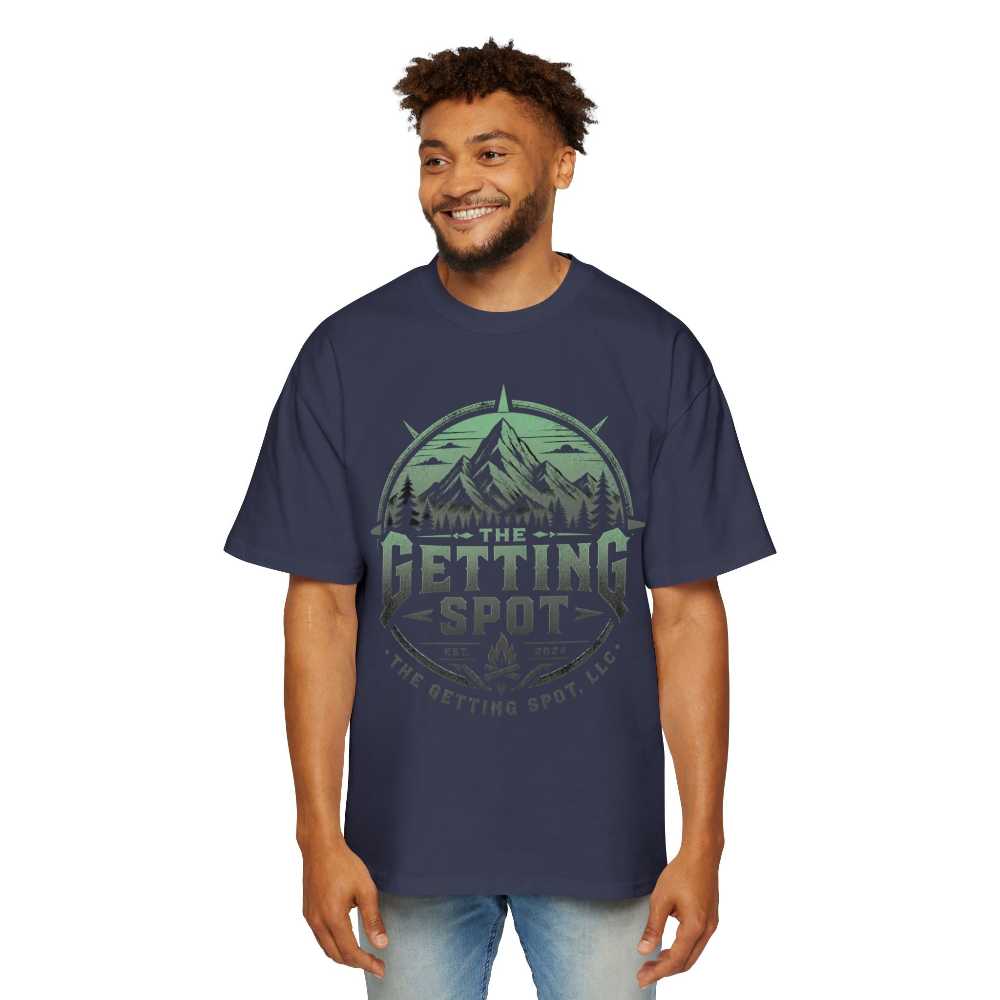 The Getting Spot Mountain Logo Tee — Men's Outdoor Graphic T-Shirt
