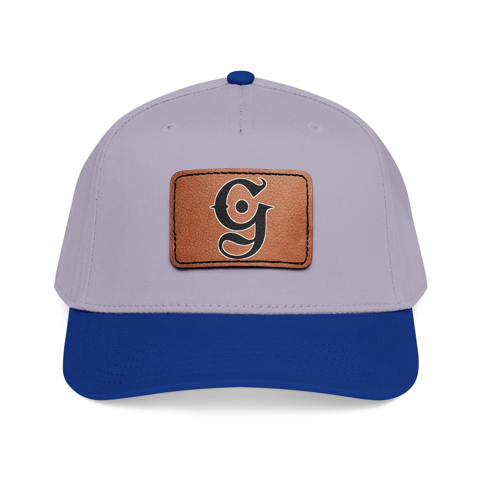 Mid Profile Baseball Cap with Leather “G”