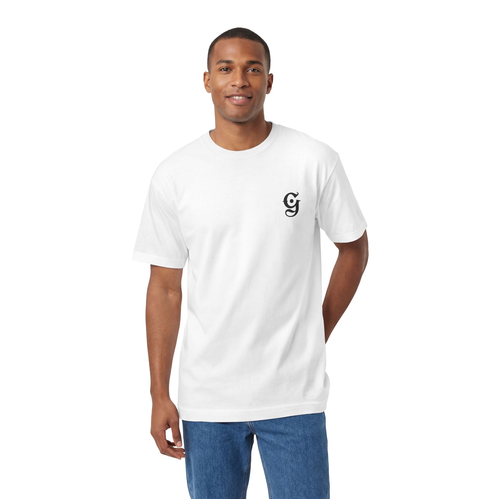 "Get Some" Graphic Tee — White Streetwear T-Shirt with Script Logo