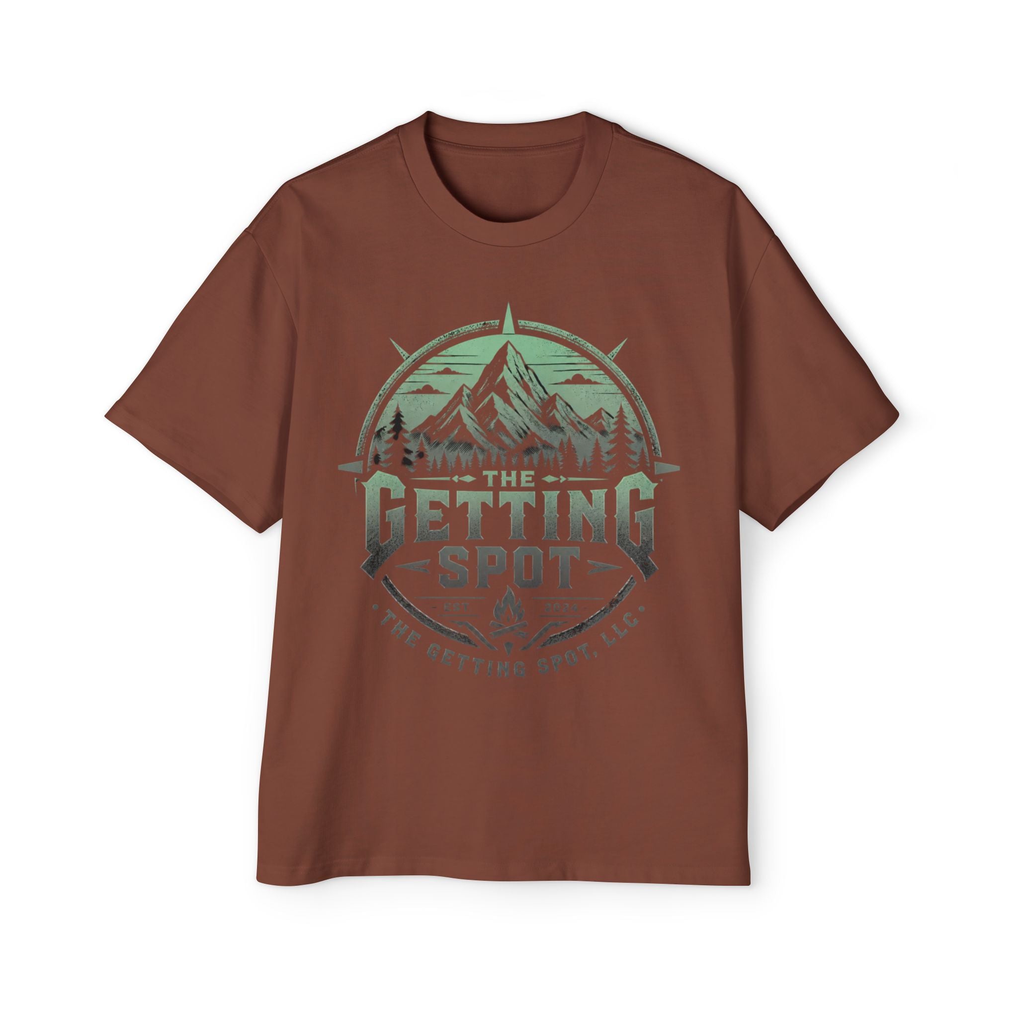 The Getting Spot Mountain Logo Tee — Men's Outdoor Graphic T-Shirt