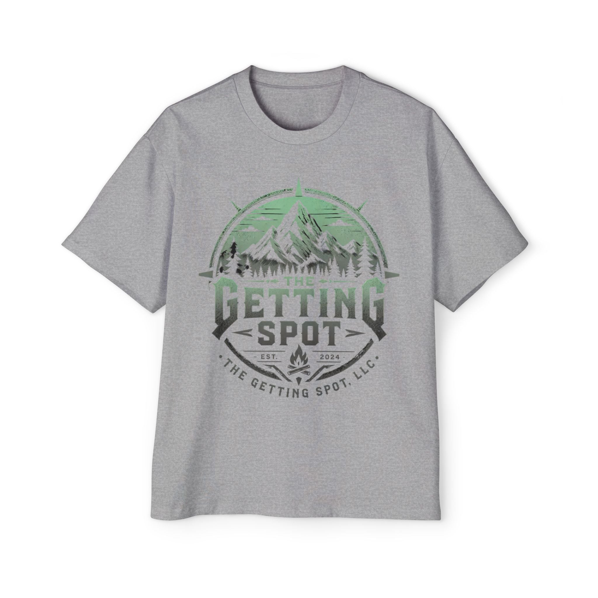 The Getting Spot Mountain Logo Tee — Men's Outdoor Graphic T-Shirt