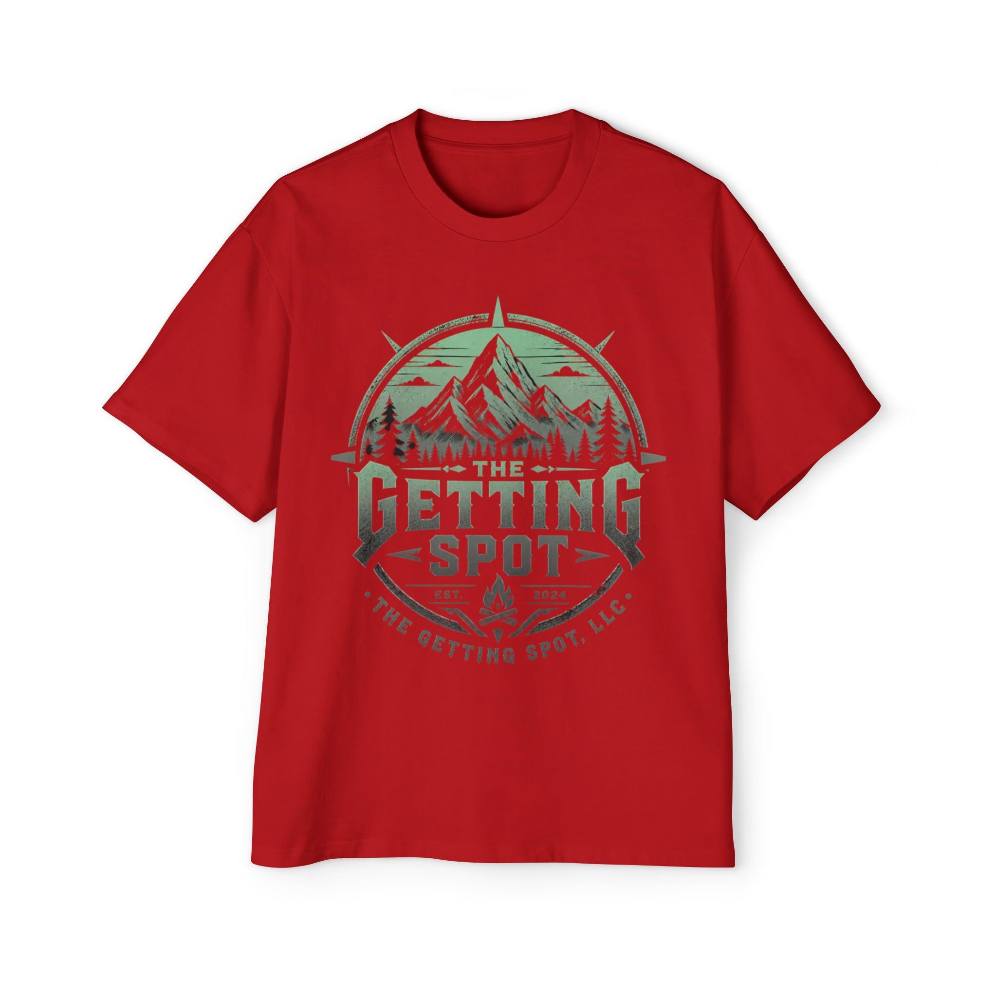 The Getting Spot Mountain Logo Tee — Men's Outdoor Graphic T-Shirt