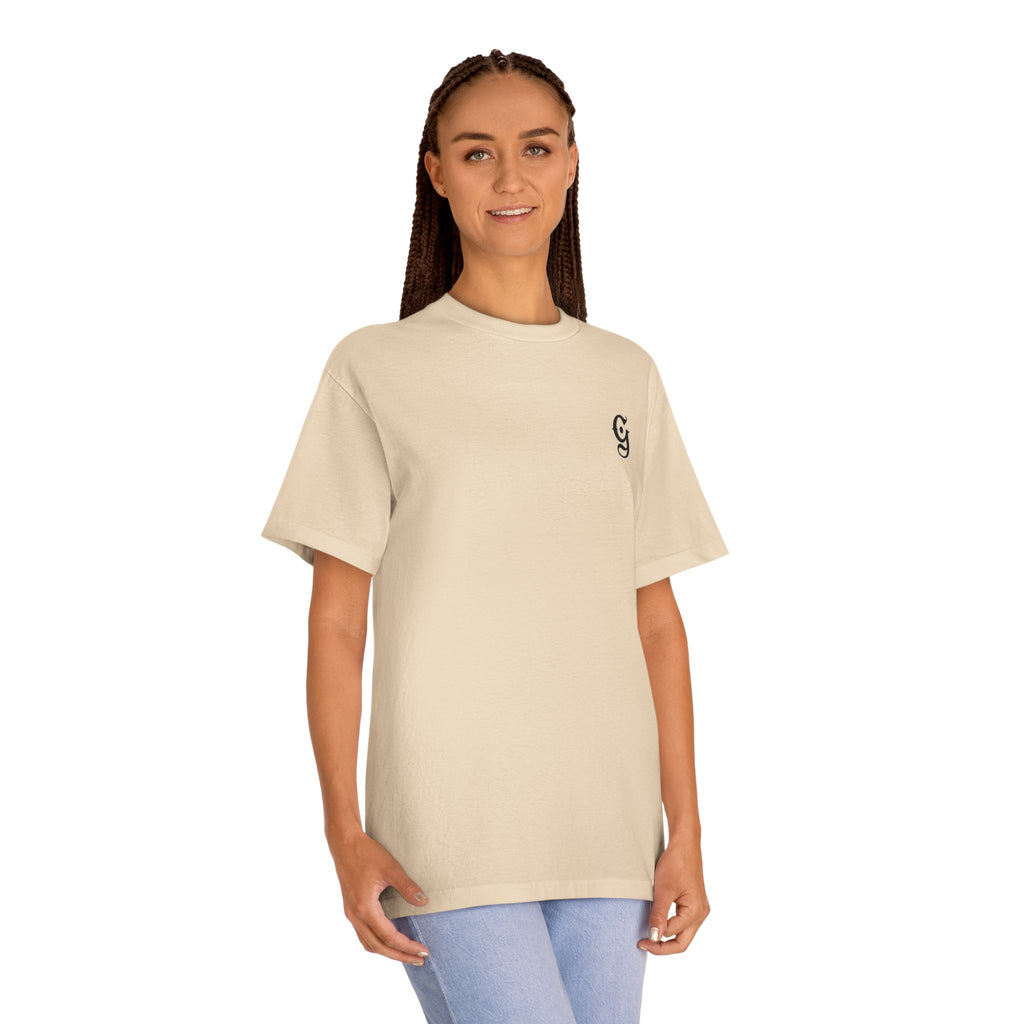 "Get Some" Graphic Tee — White Streetwear T-Shirt with Script Logo