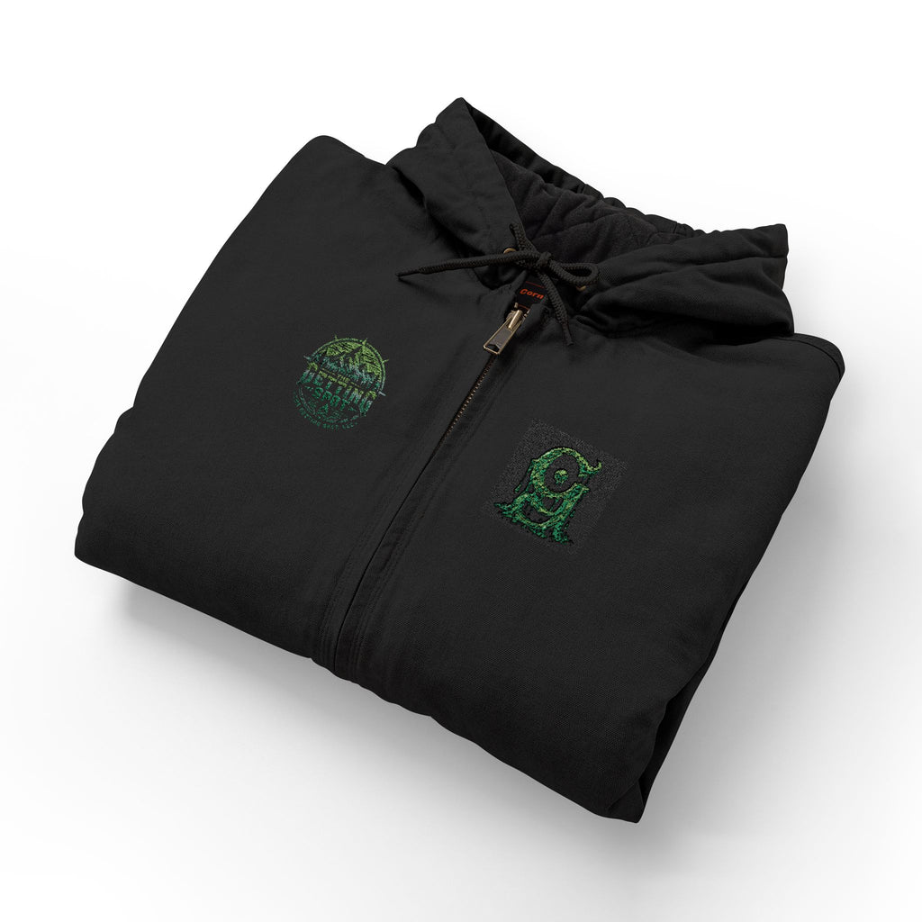 CornerStone® Men's Duck Cloth Hooded Work Jacket (Embroidery)
