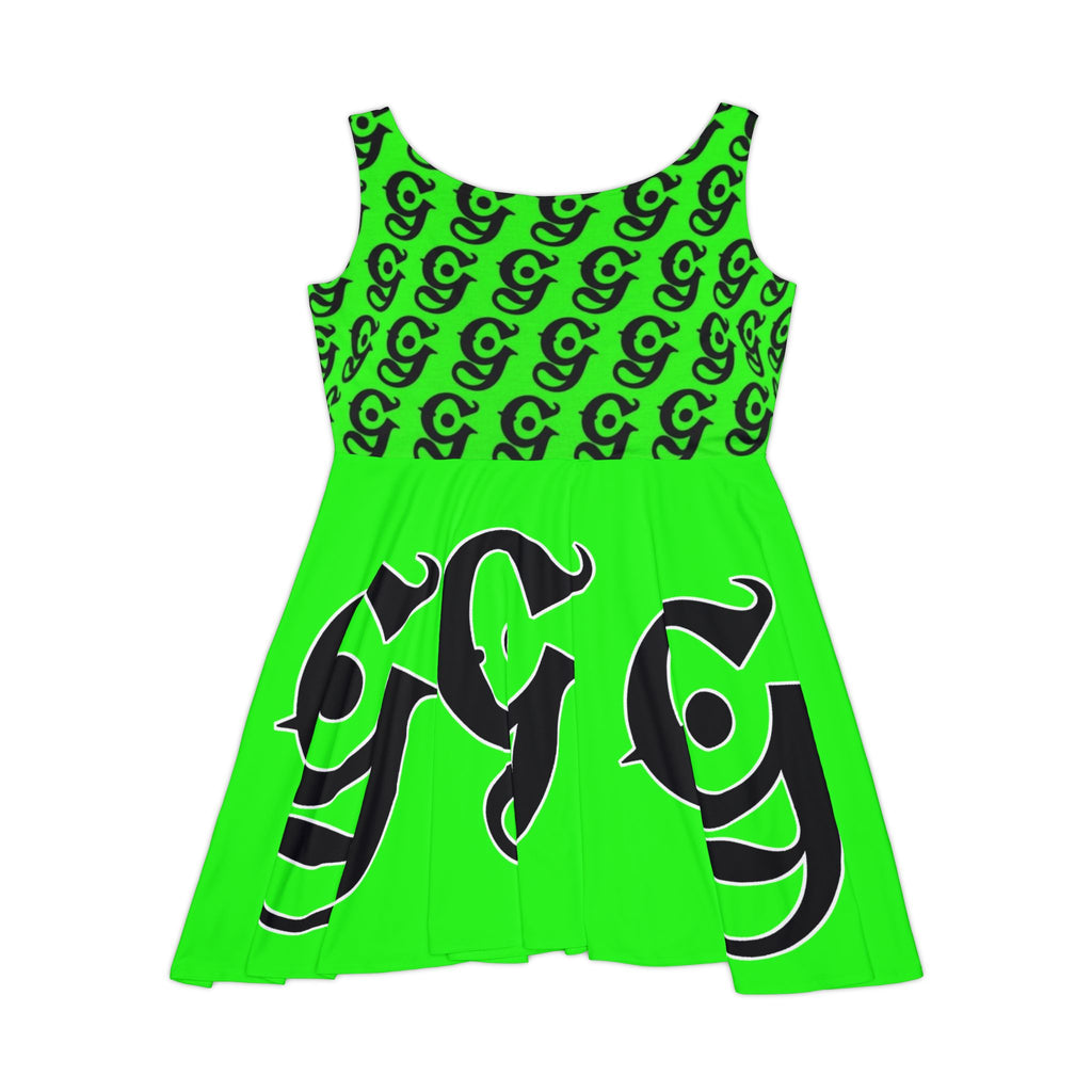 GETTIN It Skater Dress — Women's Graphic AOP Dress