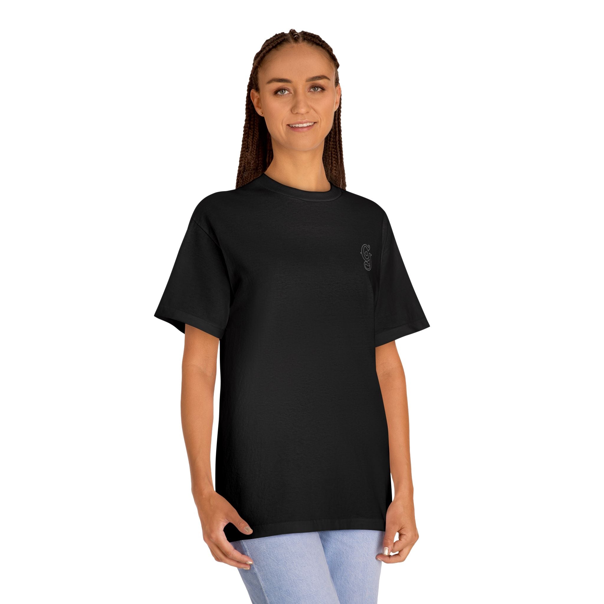 "Get Some" Graphic Tee — White Streetwear T-Shirt with Script Logo