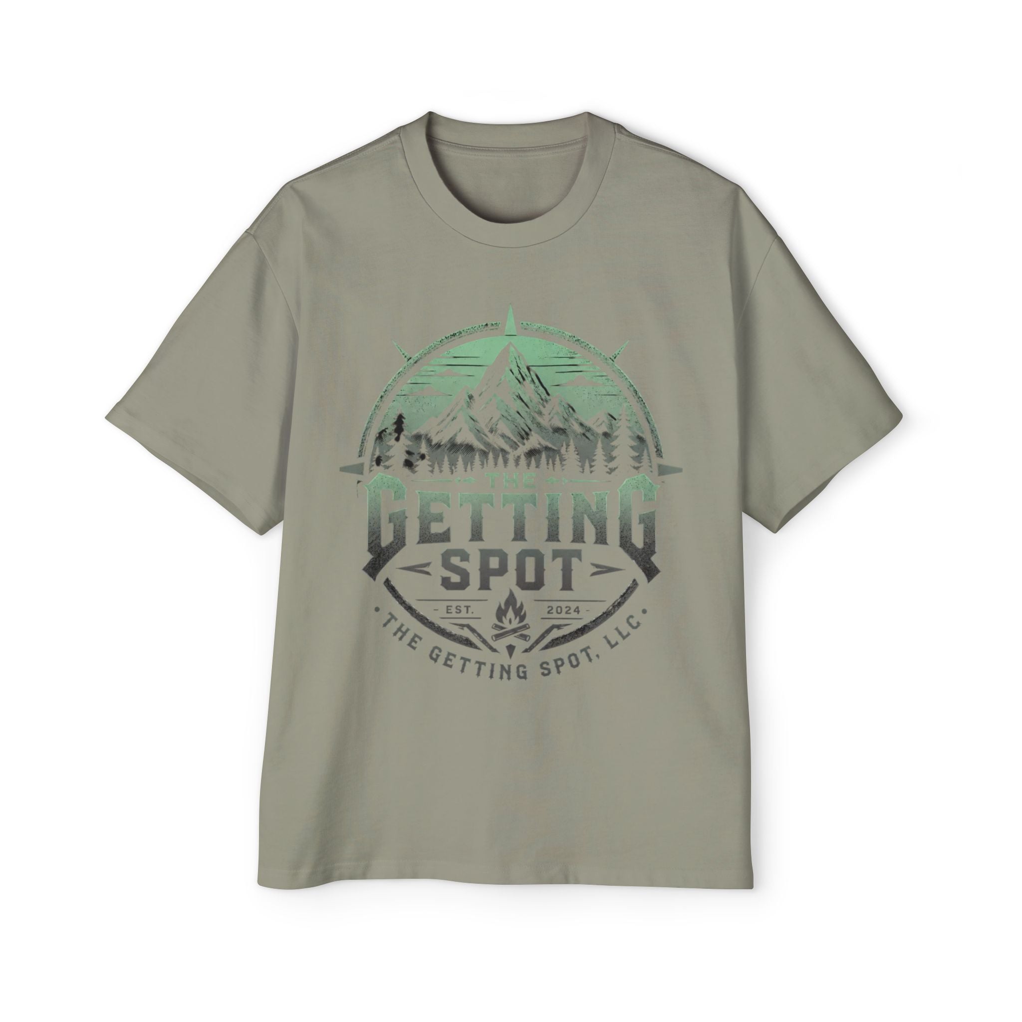 The Getting Spot Mountain Logo Tee — Men's Outdoor Graphic T-Shirt