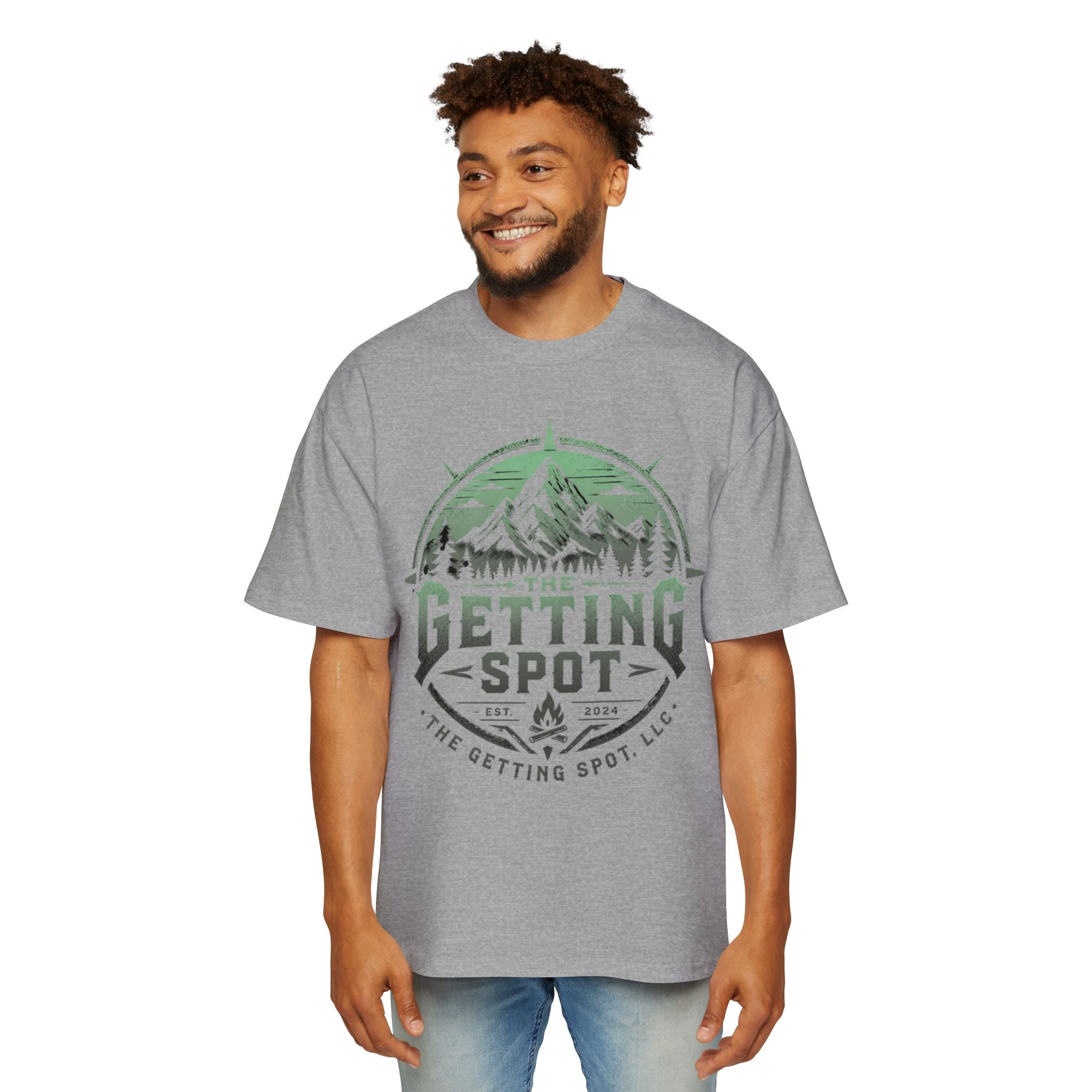 The Getting Spot Mountain Logo Tee — Men's Outdoor Graphic T-Shirt