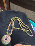 unakite necklace w unakite pendant