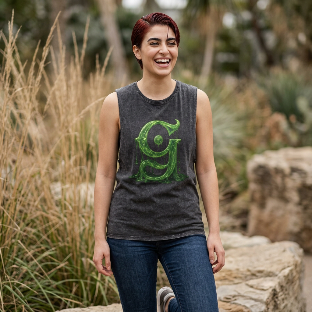 Unisex Stonewash Tank Top