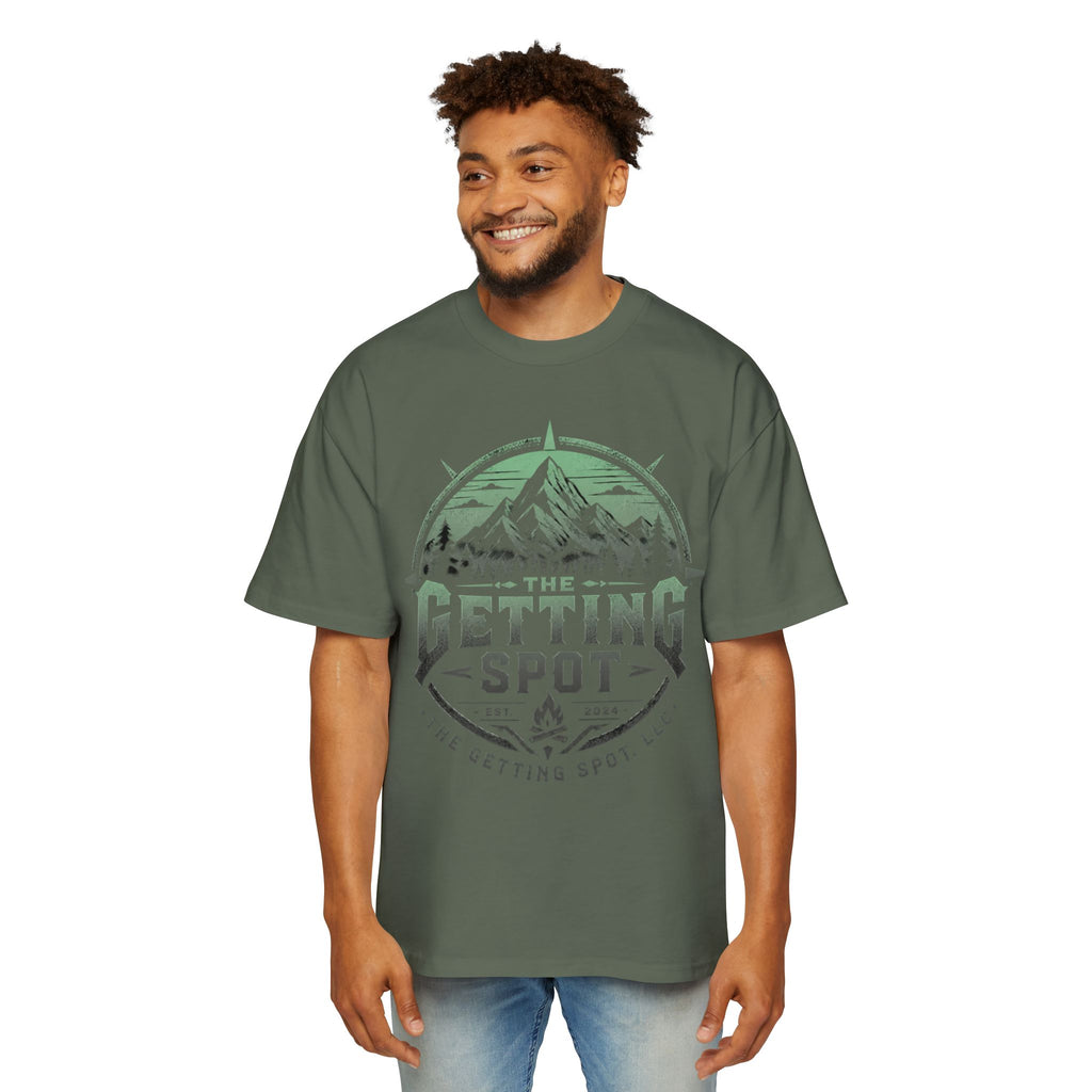 The Getting Spot Mountain Logo Tee — Men's Outdoor Graphic T-Shirt