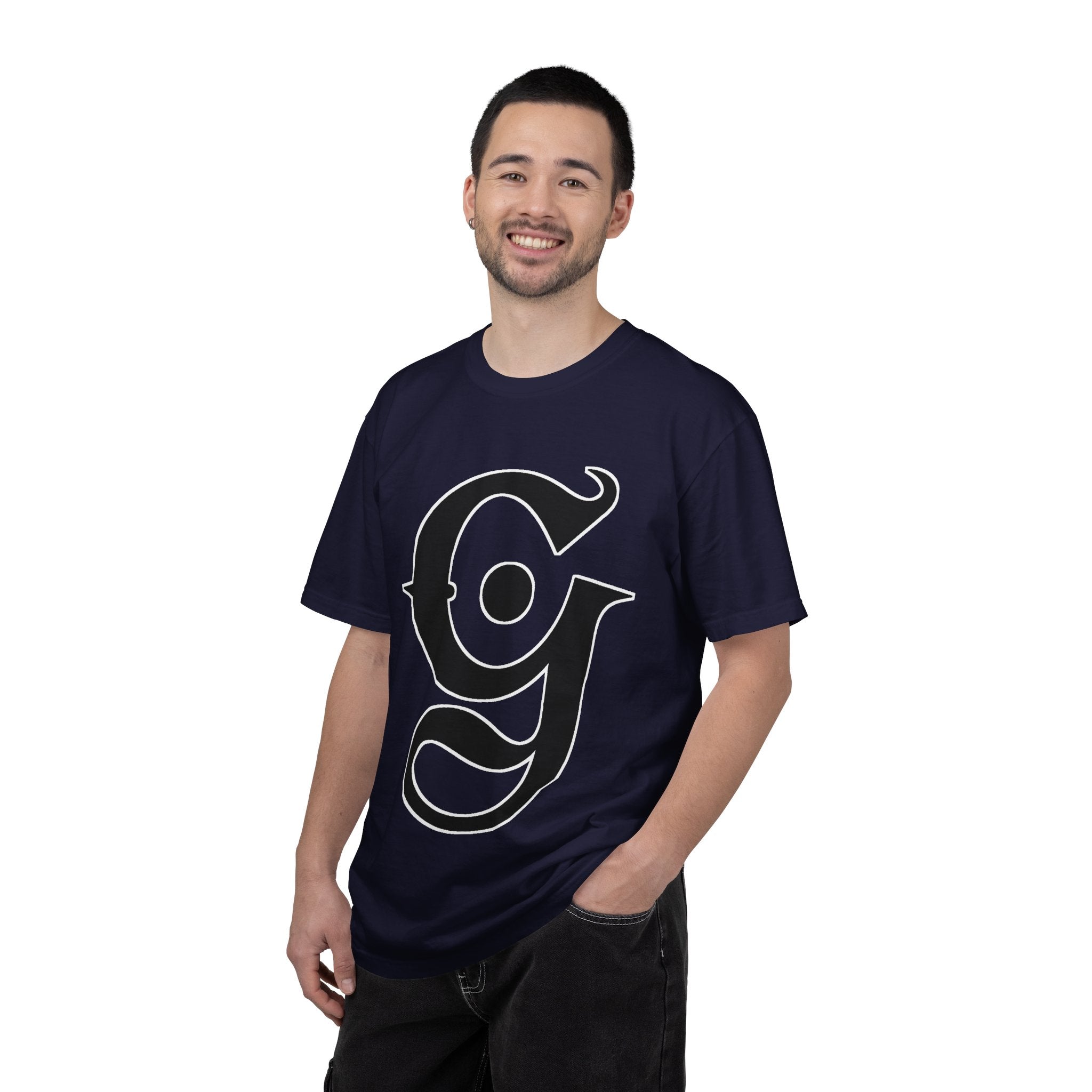 Garment-Dyed Graphic Tee — Gothic “g” Front & “The Getting Spot” Graffiti Back
