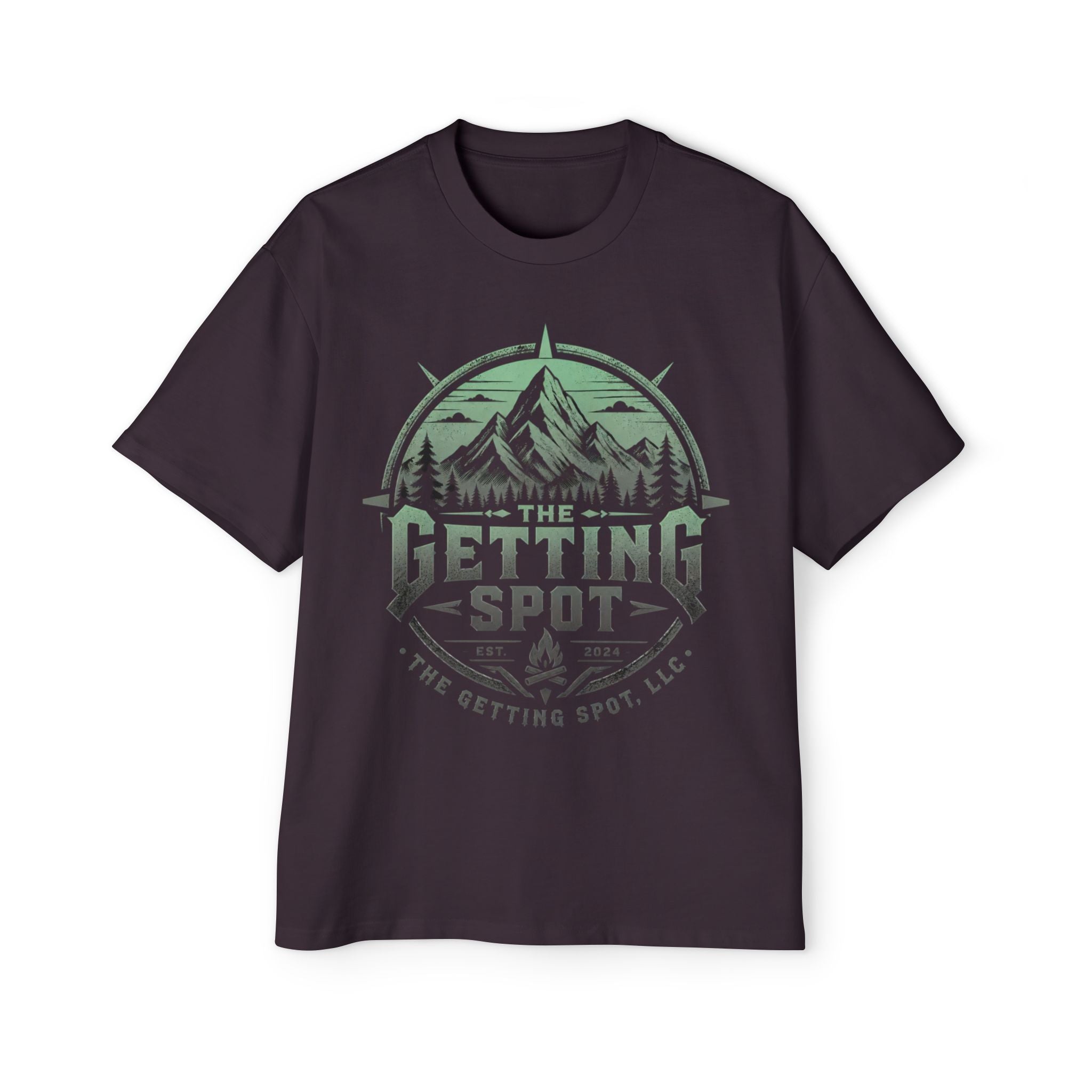 The Getting Spot Mountain Logo Tee — Men's Outdoor Graphic T-Shirt