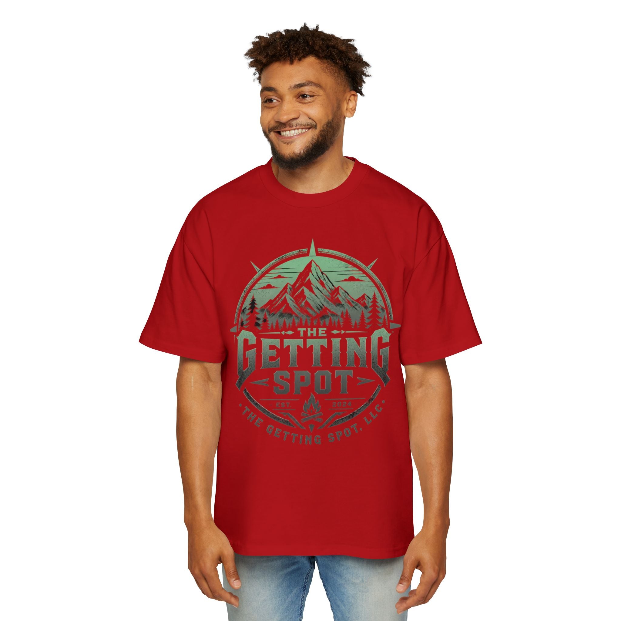 The Getting Spot Mountain Logo Tee — Men's Outdoor Graphic T-Shirt