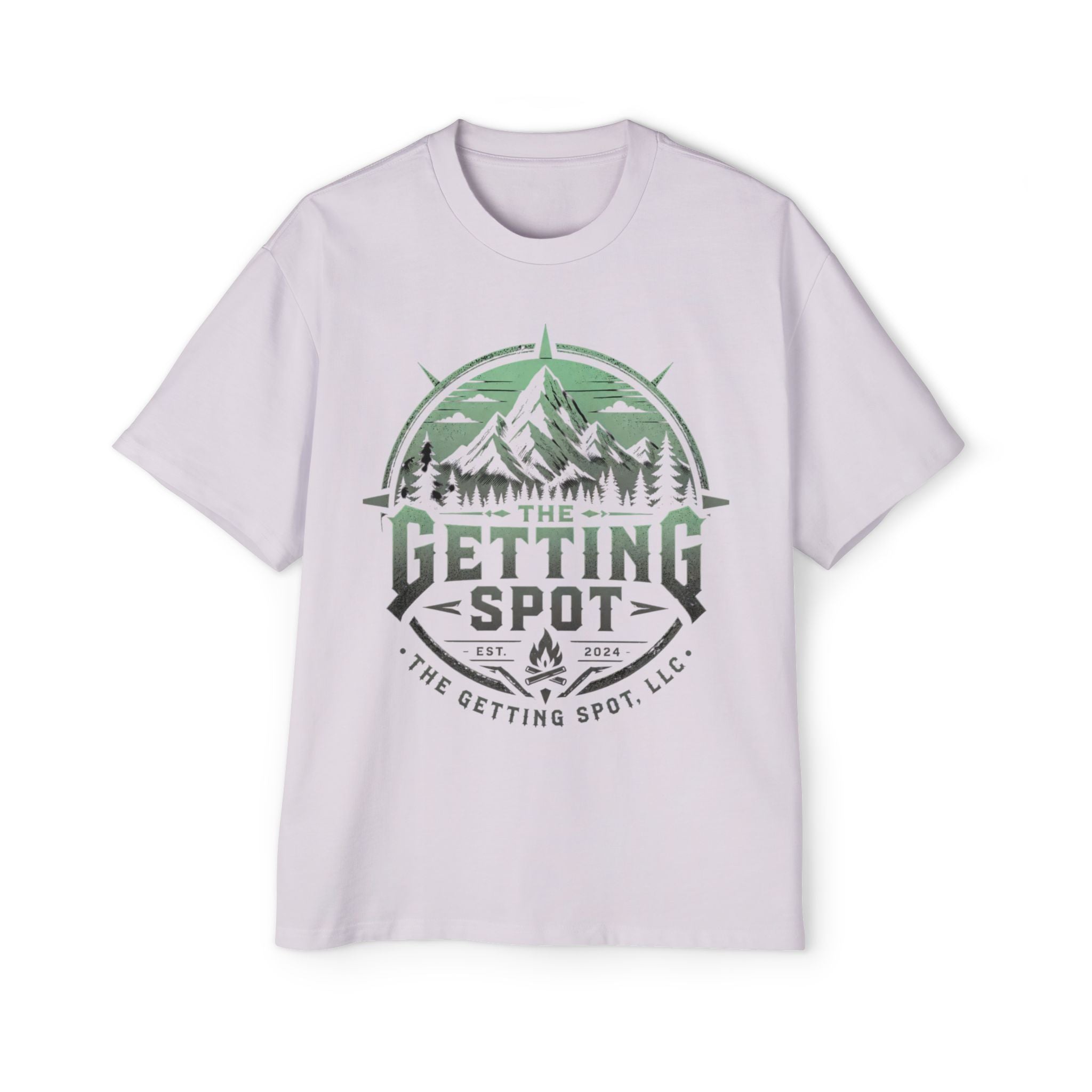 The Getting Spot Mountain Logo Tee — Men's Outdoor Graphic T-Shirt