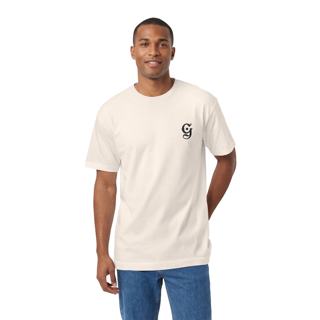 "Get Some" Graphic Tee — White Streetwear T-Shirt with Script Logo